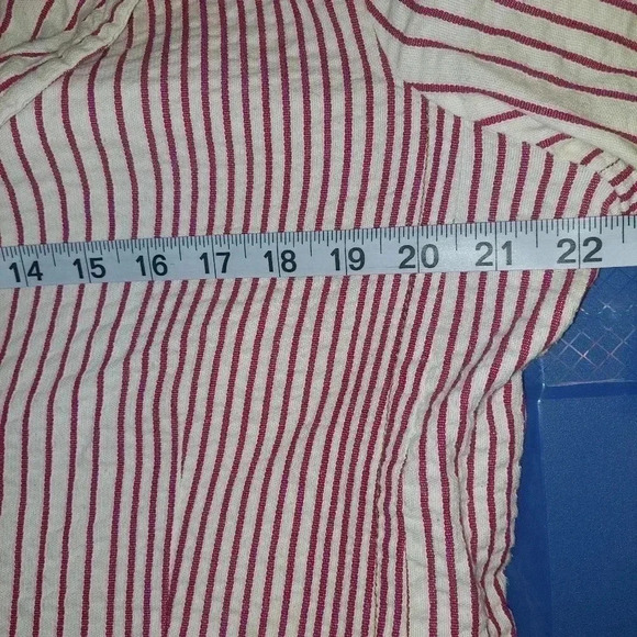 WOMEN'S CABI BRAND CANDY STRIPED 2 Button Front BLAZER JACKET 16 - Picture 11 of 12